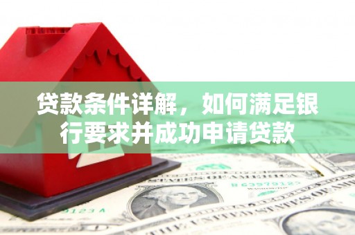 芦淞贷款条件详解，如何满足银行要求并成功申请贷款