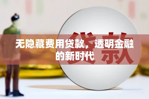 修文无隐藏费用贷款，透明金融的新时代