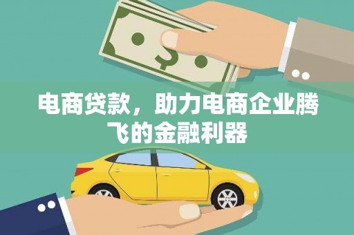 卑南电商贷款，助力电商企业腾飞的金融利器