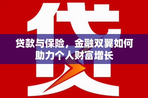 大安贷款与保险，金融双翼如何助力个人财富增长