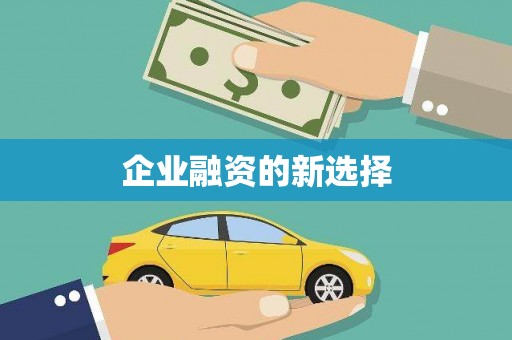 和顺企业融资的新选择