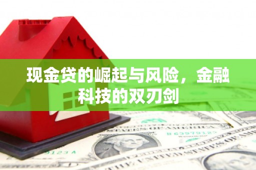 古县现金贷的崛起与风险，金融科技的双刃剑