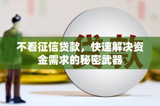 东台不看征信贷款，快速解决资金需求的秘密武器