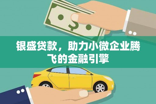 永定银盛贷款，助力小微企业腾飞的金融引擎