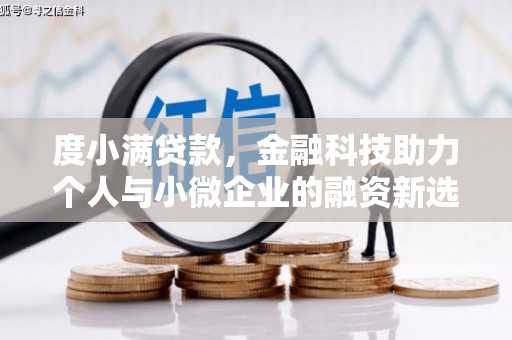 江安度小满贷款，金融科技助力个人与小微企业的融资新选择