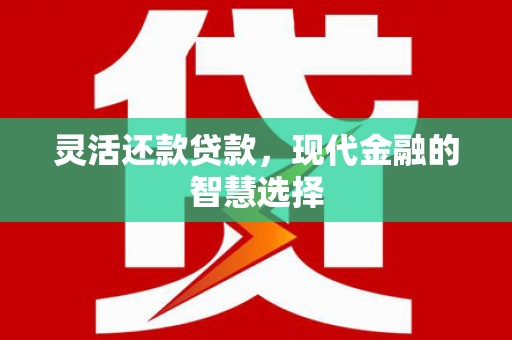 苓雅灵活还款贷款，现代金融的智慧选择