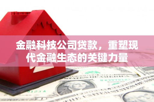 卓溪金融科技公司贷款，重塑现代金融生态的关键力量