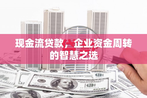 桑日现金流贷款，企业资金周转的智慧之选