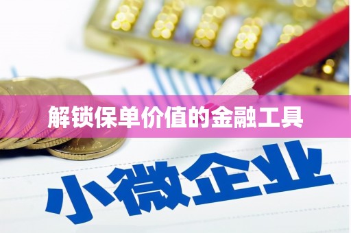 紫云解锁保单价值的金融工具